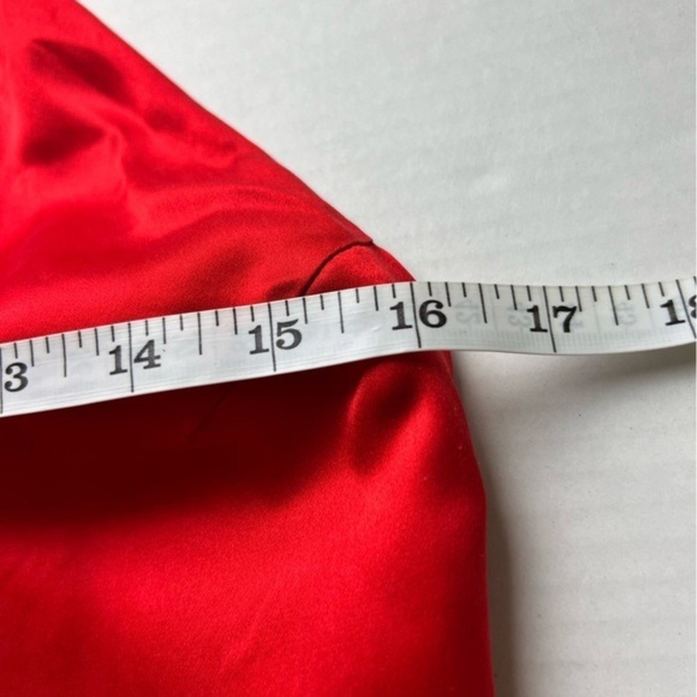 Stunning Red Halter Neck Long Maxi Dress Evening Gown - Picture 6 of 10